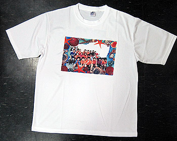 白色圓領吸濕排汗衫-雙面印